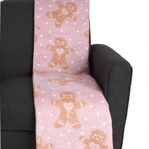 gingerbread throw blanket